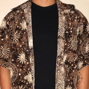 Button Down Cropped Luna/Sol